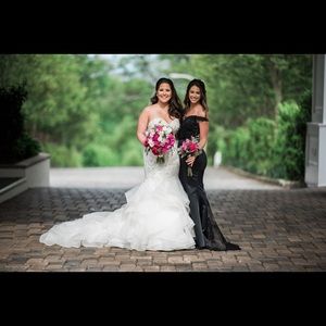 Ashley & Justin Satin Bridesmaids dress